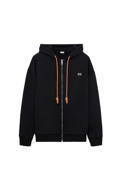 Loewe Zip-Up Hoodie in Cotton