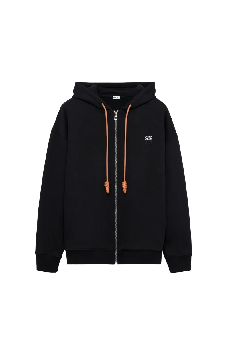 Loewe Zip-Up Hoodie in Cotton