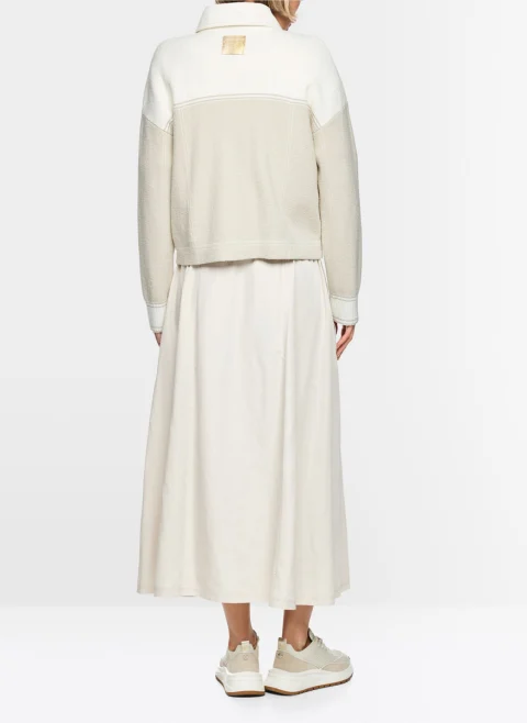 Жилетка с детайли от деним Marc Cain Sports — снимка 3
