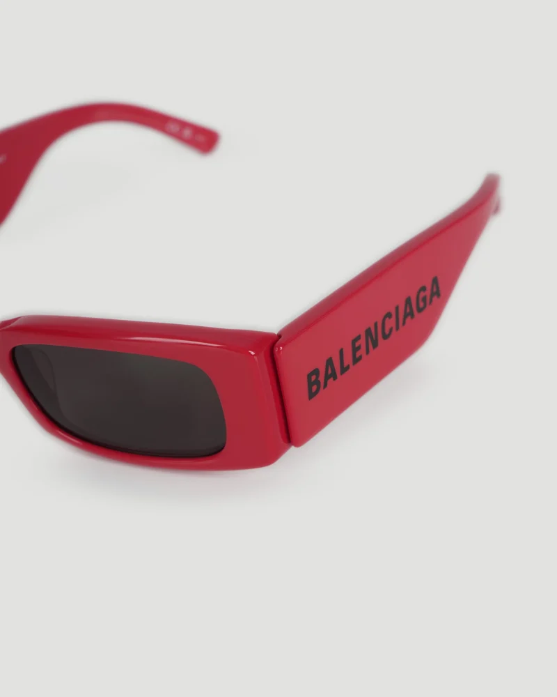 Max Rectangle Sunglasses in Red — снимка 2