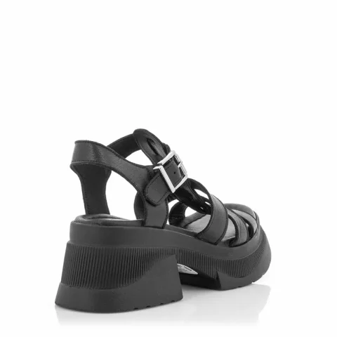 Дамски Сандали На Ток CARLO FABIANI – 252-29900 TRENDY LOW BLACK — снимка 2