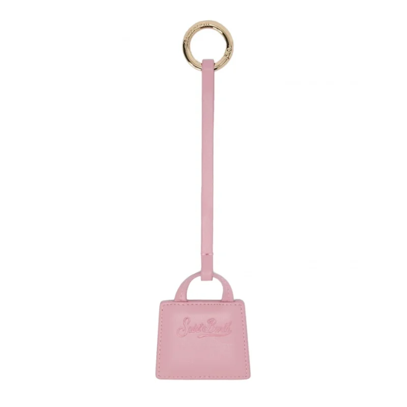 Ключодържател Pink leather bag SAINT BARTH
