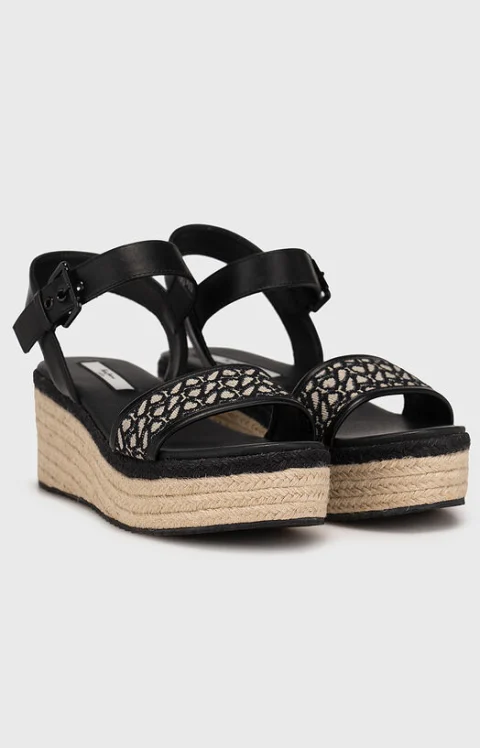 Сандали на платформа WITNEY JACQUARD — снимка 2