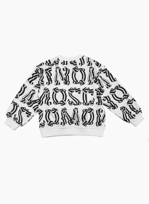 Блуза с цялостен принт Moschino Kids — снимка 2