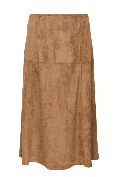 Пола Onllixa Mw Long Faux Suede 15376828 18-1027 TCX bison
