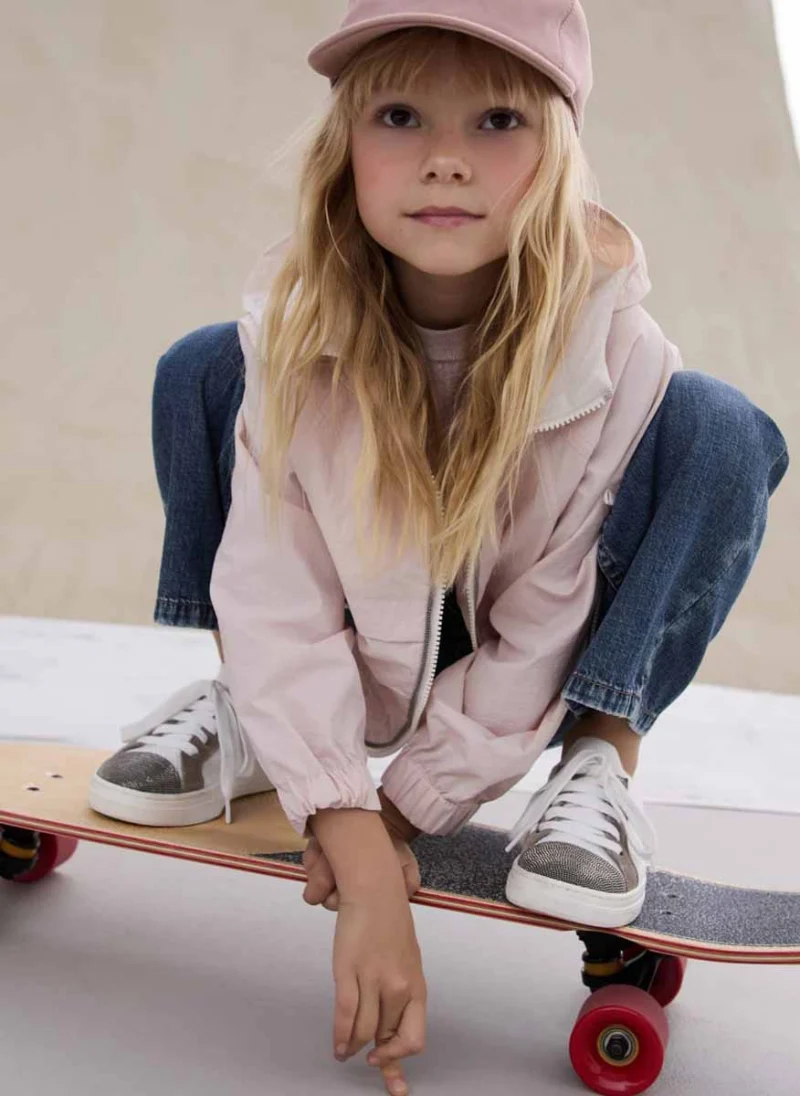 Деним с монили Brunello Cucinelli Kids 6 — снимка 4