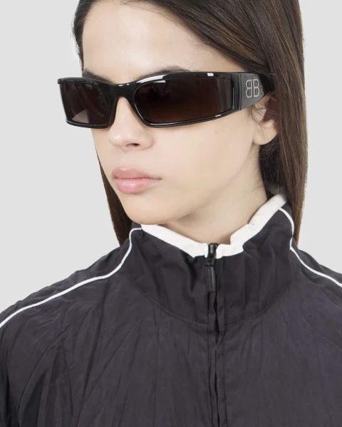 Sunset D-Frame Sunglasses in Black — снимка 2