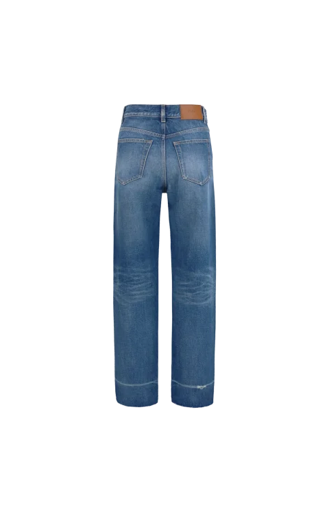 Extra Long Bootcut Jeans in Denim — снимка 2