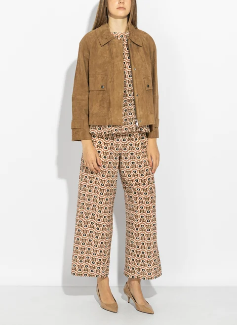 Яке от естетсвен велур Weekend Max Mara Wkdabito — снимка 1