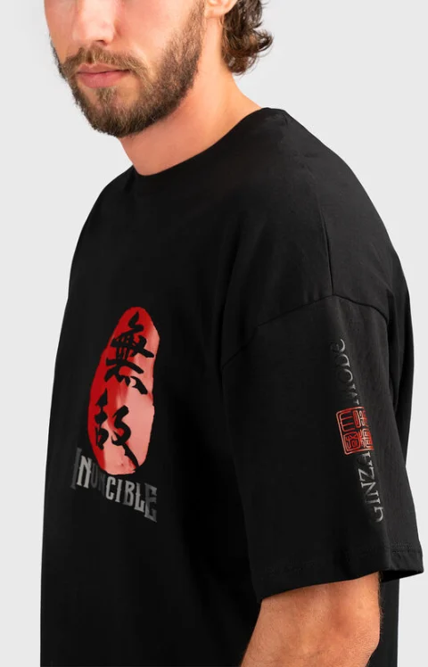 Оувърсайз тениска с овално деколте — снимка 3