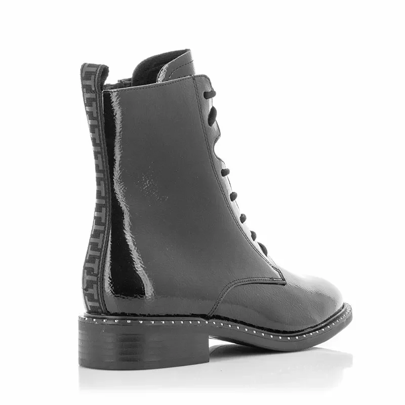 Дамски Кубинки TAMARIS – 1-25102-41 018 BLACK PATENT — снимка 2