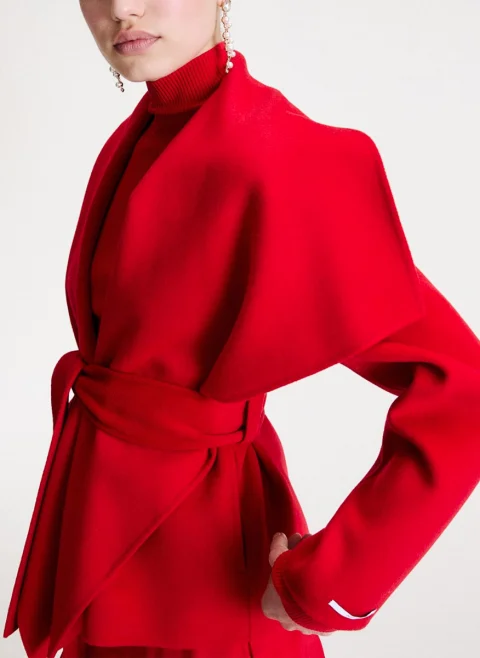 Късо палто от вълна 'Robe-style' Marella Mllpulcinorobe-style — снимка 2