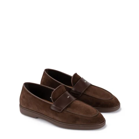 Мъжки кафяви мокасини Giuseppe Zanotti — снимка 5