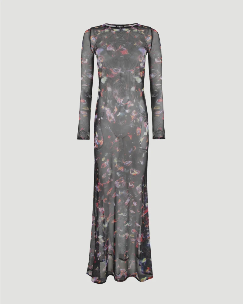 Printed Dress in Multicolor