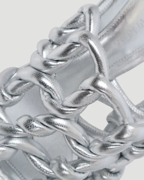 Stretch Mule in Silver — снимка 4