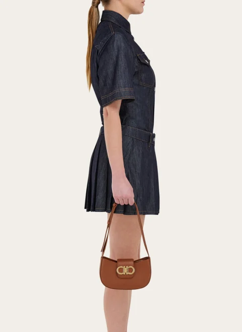 Мини чанта 'Double Gancini' Ferragamo — снимка 4
