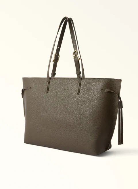 Кожена чанта Furla Ava Mogano — снимка 2