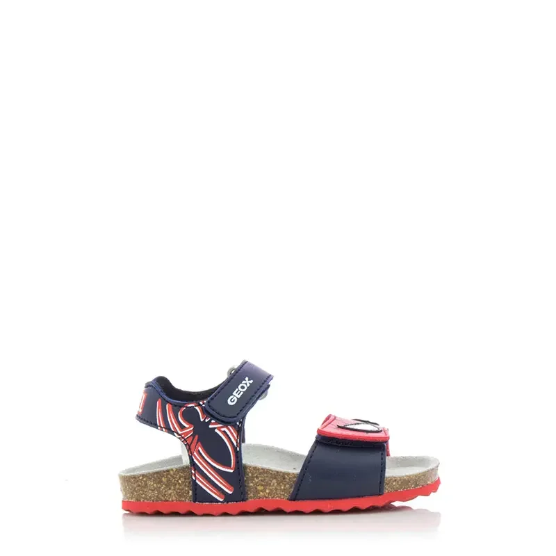 Сандали Момчета GEOX – B152QC C4075 B SANDAL CHALKI BOY DK NAVY/RED
