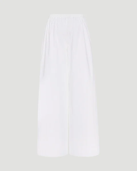 Wide Leg Cotton Pants