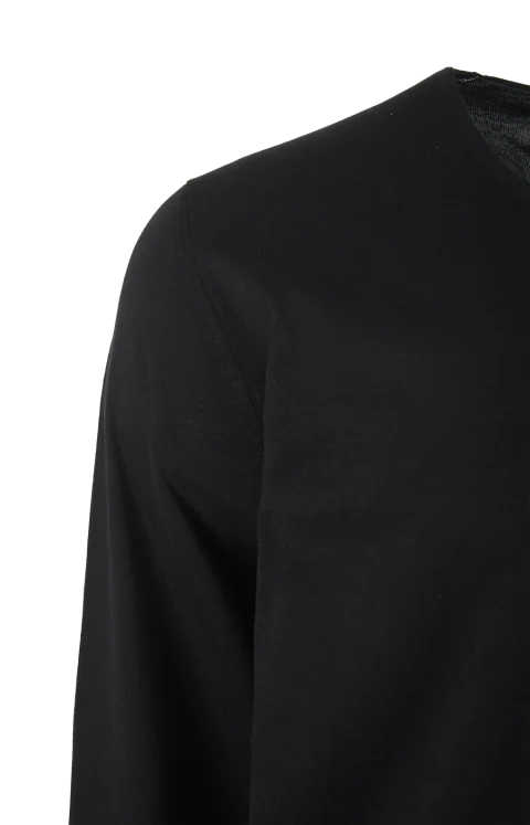 Cotton V-Neck Sweater — снимка 2