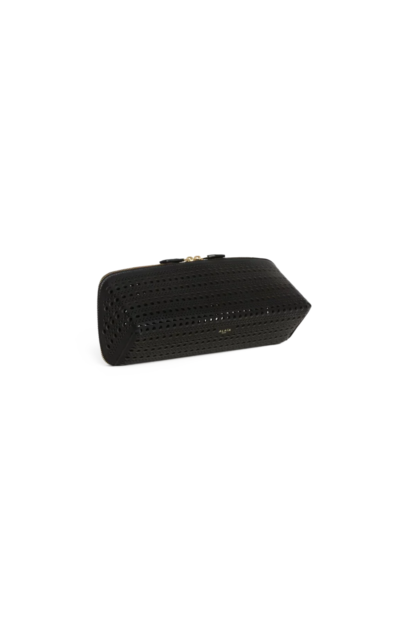 Delta Clutch in Perforated Vienne Calfskin — снимка 2