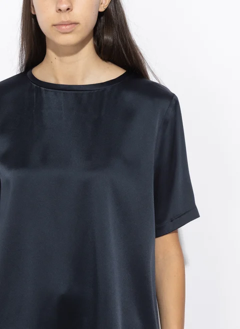 Сатенирана блуза 'S Max Mara Smmrea — снимка 6