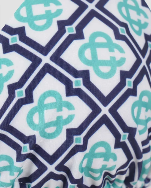 Bikini Top in Monogram Print — снимка 3