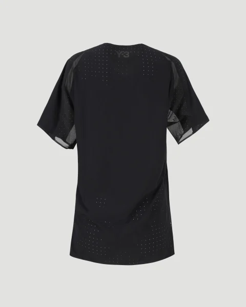 Running Short Sleeve Tee in Black — снимка 2
