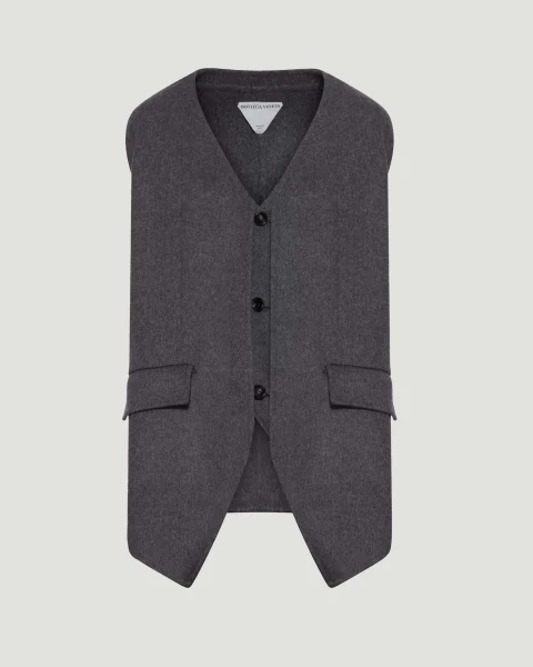 Double Face Wool Gilet
