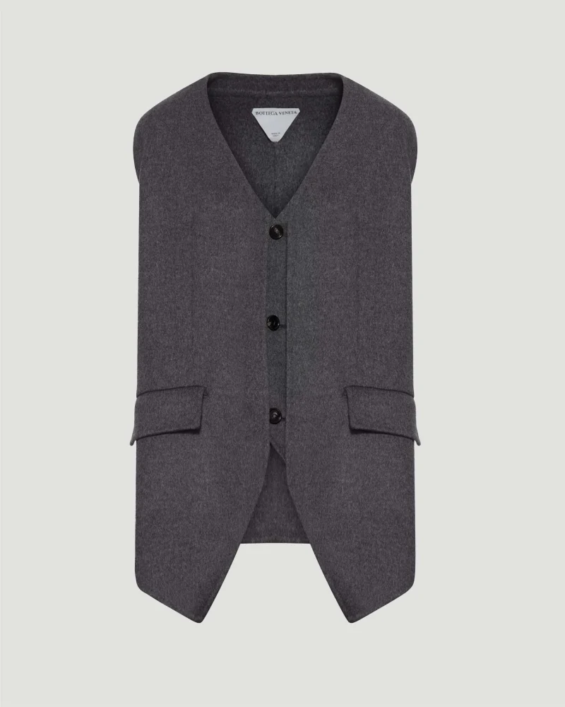 Double Face Wool Gilet