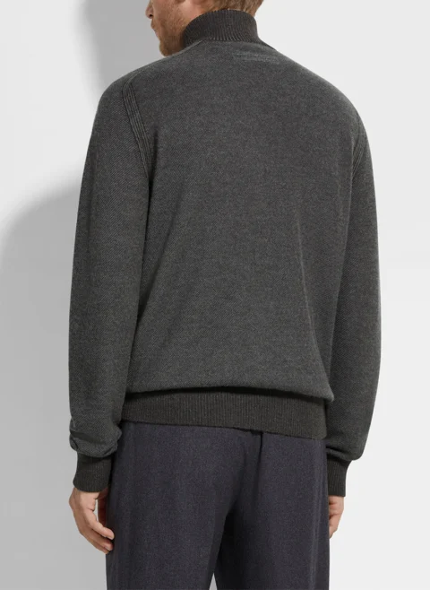 Жилетка от кашмир Zegna — снимка 3