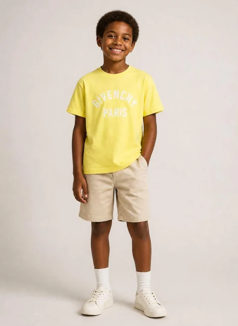 Тишърт с лого Givenchy Kids — снимка 4