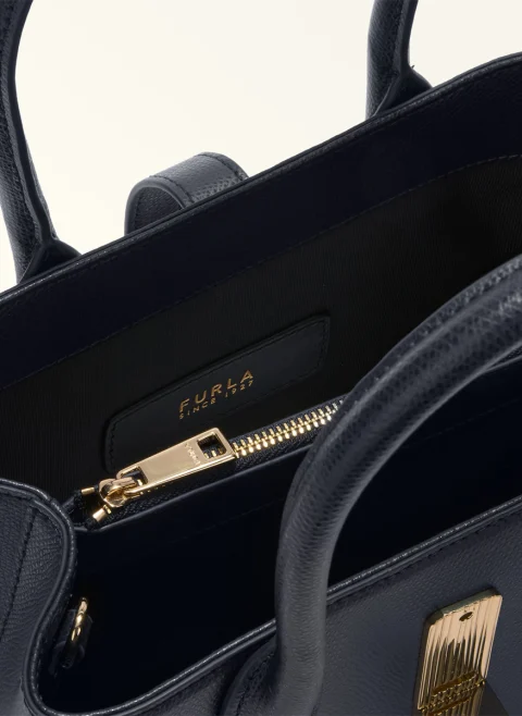 Мини чанта Furla Goccia Ink Blue — снимка 2