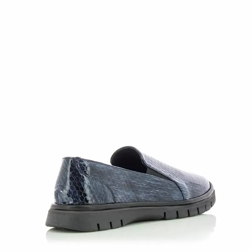 Дамски Ежедневни VERONELLA – 19176 FLEXX DARK BLUE SNAKE — снимка 3