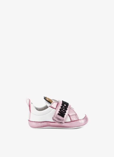 Бебешки буйки с метален ефект 'Two-Tone' Moschino Kids