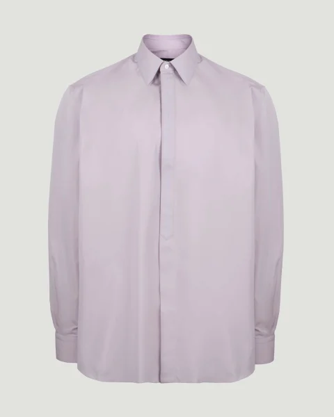 Cotton Shirt in Purple