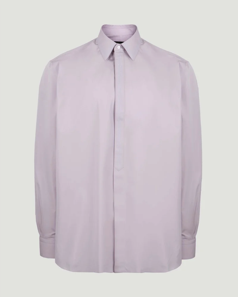Cotton Shirt in Purple