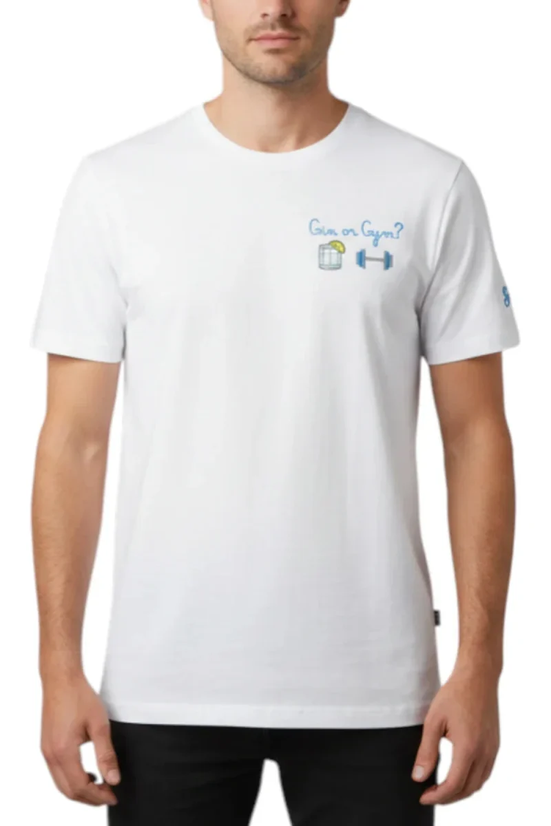 T-Shirt Portofino POT0001-04335L gin gym 01n emb — снимка 2