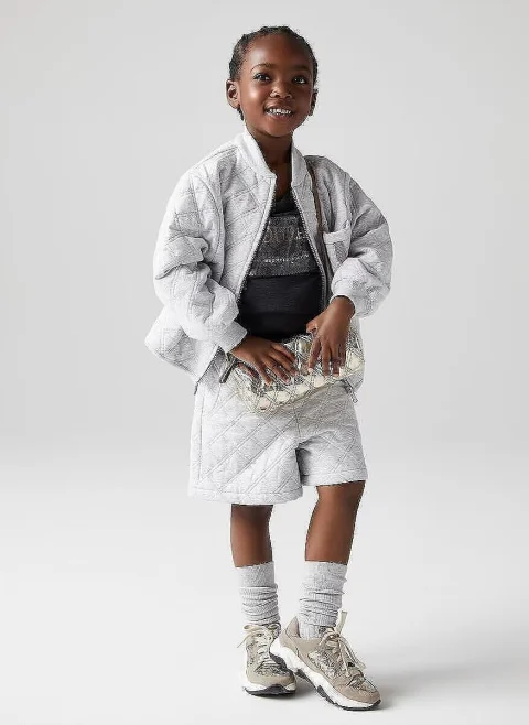 Къс панталон с монили Brunello Cucinelli Kids — снимка 3
