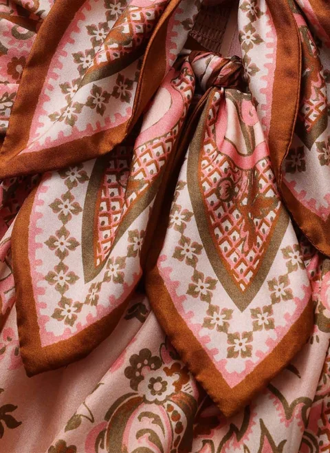 Копринена рокля с принт 'Aster Scarf' Zimmermann — снимка 7