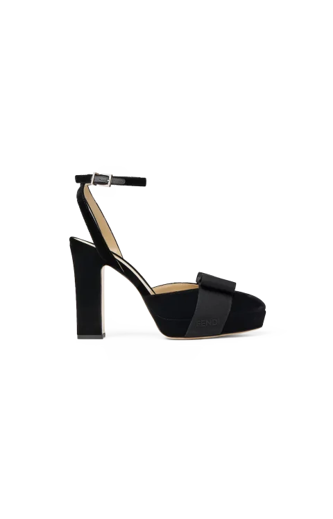 Fendi After 9 Slingbacks in Black
