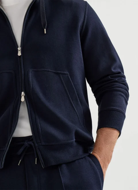 Суитшърт с качулка Brunello Cucinelli — снимка 5