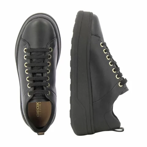 Дамски Сникърс GEOX – D46WVA D SPHERICA ECUB-2 BLACK — снимка 4