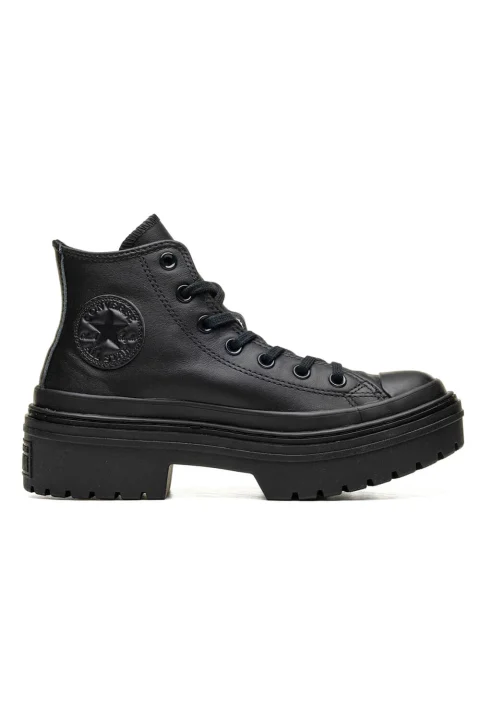 Sneakers Chuck Taylor All Star Lugged Heel Leather Platform A10369C 001-black/black/black