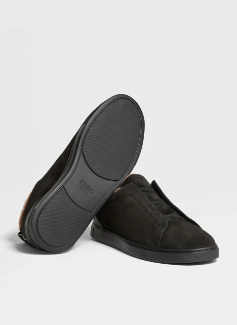 Велурени кецове 'Triple Stitch™' Zegna — снимка 5