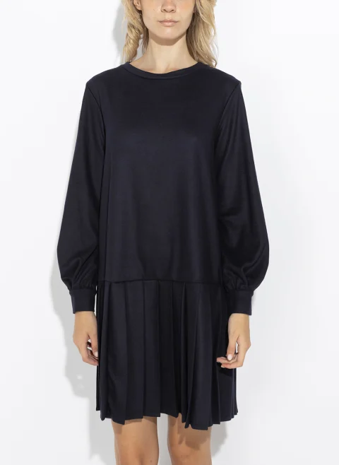 Рокля с плисиран мотив Weekend Max Mara Wkdnavetta — снимка 5