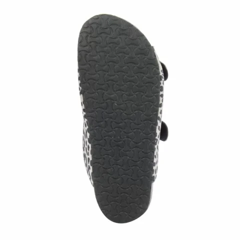 Дамски Равни Чехли MODA IN PELLE – 25041OPAAL WHITE BLACK 62 — снимка 4