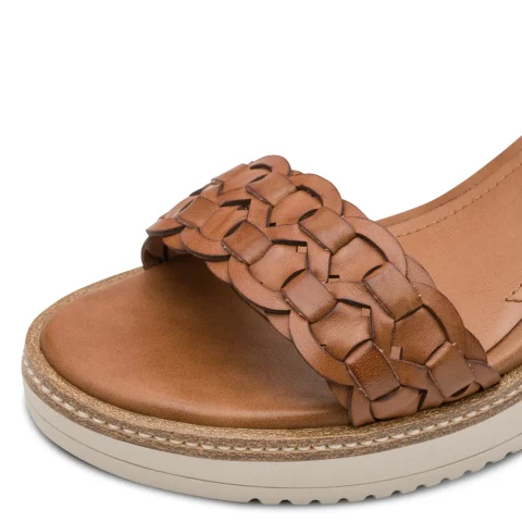 Дамски Сандали На Платформа TAMARIS – 1-28334-46-305 COGNAC — снимка 4