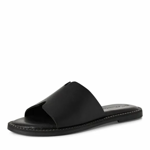 Дамски Равни Чехли TAMARIS – 1-27135-42-001 BLACK — снимка 3