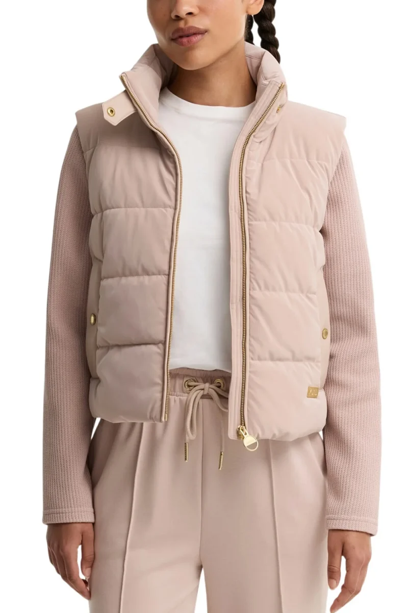 Яке Balaton Faux Velvet Quilted LQS0072 pi11 nutmeg — снимка 2